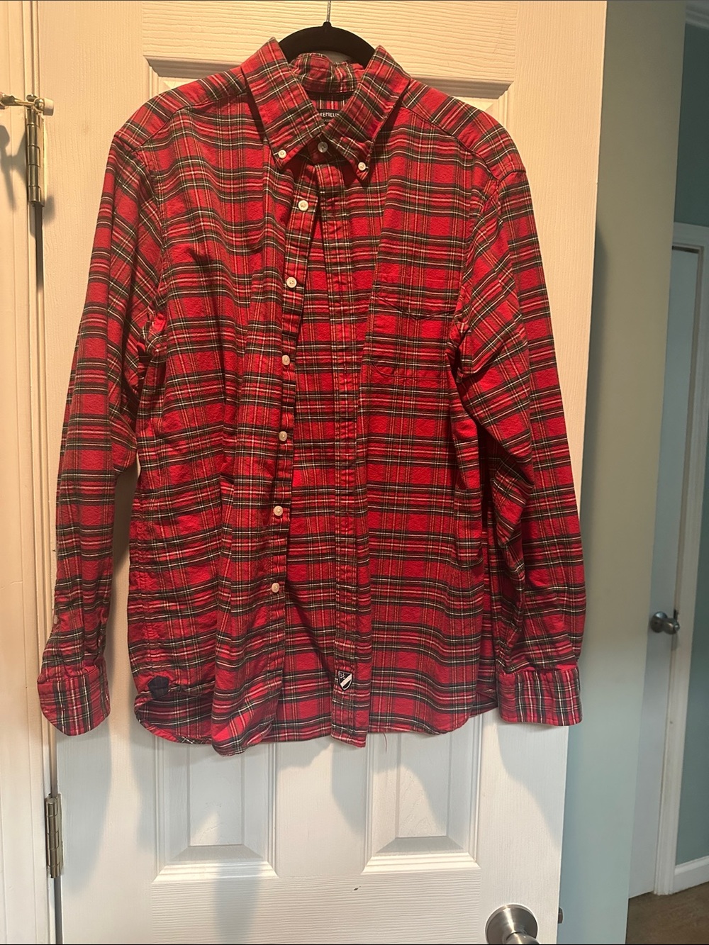 Daniel Cremieux Red Plaid Button-Down Shirt